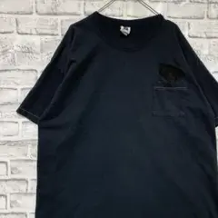 USA製90sヴィンテージTシャツ！シングルステッチ　ブラック半袖古着XL 17