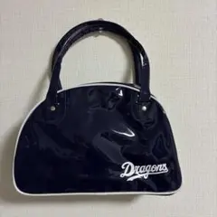 【美品】中日ドラゴンズ　エナメルバッグ　ボストンバッグ　野球