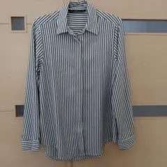 ZARA BASIC ストライプ長袖シャツ