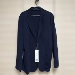パジャマスーツ　ネイビー テーラードジャケット ABL