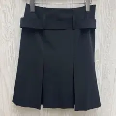 美品 プラダ PRADA スカート ダークネイビー