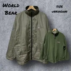836★【World Bear】　アウター　ナイロンジャケット　リバーシブル