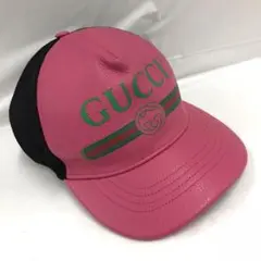 5584 GUCCI シェリーレザー キャップ