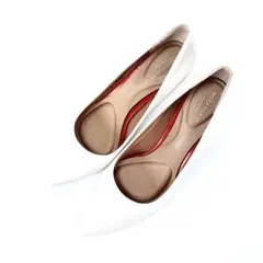 【新品未使用】ROCKPORT ポインテッドトゥ パンプス 白 22.5