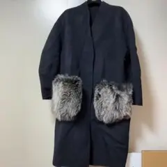 ナイン NINE ロングコート 美品