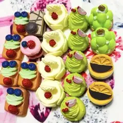 ケーキ型デコパーツ2♡ミニチュア♡ドールサイズ♡ままごと♡ハンドメイド♡