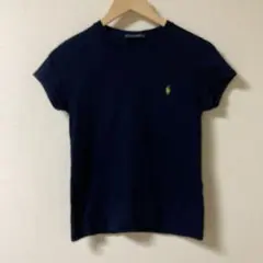 〇ラルフローレン　ネイビー ポロシャツスタイル Tシャツ