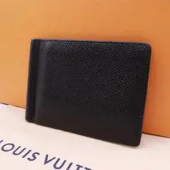 【美品】ルイヴィトン タイガ パンス 黒 マネークリップ