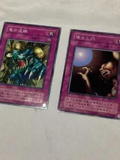 遊戯王 竜の逆鱗、落とし穴 セット