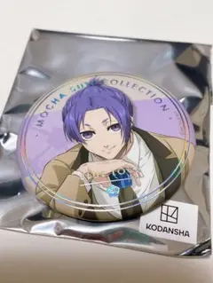 ブルーロック ソフマップ 箔押し缶バッジ MOCHA SUIT 御影玲王
