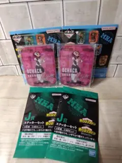 一番くじ 僕のヒーローアカデミア 相反する思い☆お茶子アクスタ2点+おまけ