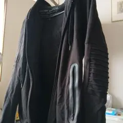 CUSTOM CULTURE ストレッチフリース パーカー ブラック