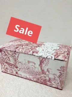 Sale お手頃価格　カルトナージュ　ティーバッグBOX　ＹＵＷＡジュイ風生地