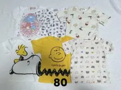 【80cm】 キャラクターTシャツ 6点セット