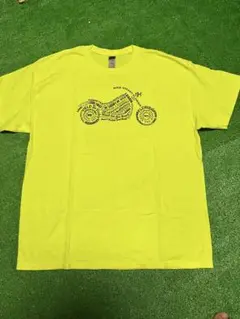 蛍光イエロー Tシャツ WATCH FOR MOTORCYCLES