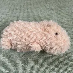 カピバラ　モルモット　ぬいぐるみ　もふもふ　白