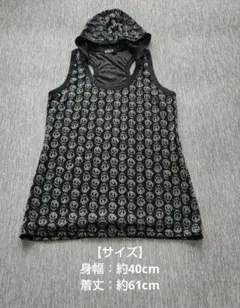 Glitz　タンクトップ　フード付き