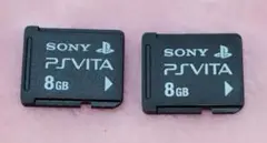 PS Vita 8GB メモリーカード 2個セット