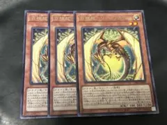 遊戯王　百檎龍ーリンゴブルム　字レア　３枚
