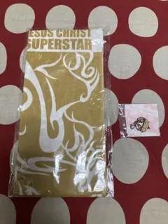 劇団四季 ジーザス・クライスト＝スーパースター 手ぬぐい（茶） ＋ チャーム