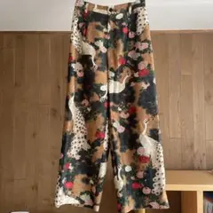 &ellecy　アンドエルシー　孔雀　クジャク　パンツ