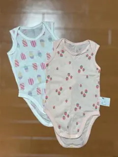 ユニクロ　メッシュボディ肌着　2枚セット　70