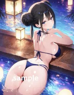 AIイラスト　美女 L版サイズ 1点物 C3
