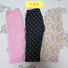 女の子　レギンス　まとめ売り100cm ユニクロ他　7分丈