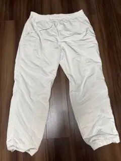 scair ホワイト　ナイロン　イージーパンツ