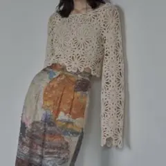 Ameri MEDI FLOWER SAINT LACE TOP