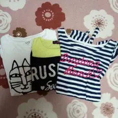 女の子Tシャツ3枚セット