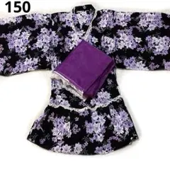 浴衣ドレス150 姫ギャル 浴衣 甚平 地雷系 量産型y2k 黒
