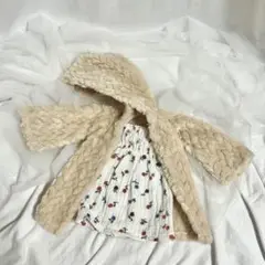 mdd ルームウェア お花柄インナーともこもこアウター