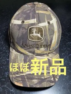 「ほぼ新品」JOHN DEERE 迷彩キャップ ジョン・ディア FREEサイズ