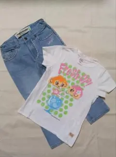 デイジーラヴァーズ　ルッキーＴシャツ＆パンツセット S(140) 平成レトロ