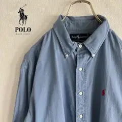◎RALPH LAUREN メンズ　長袖ボタンダウンシャツ　XL D2X4