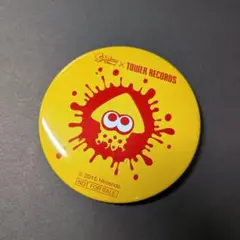スプラトゥーン タワーレコード コラボ 缶バッジ
