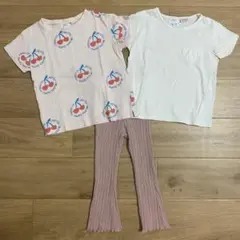 ZARA tシャツ フレアパンツ セット