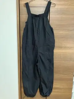 スタジオクリップ　レジャーフィッシャーサロペット　ブラック