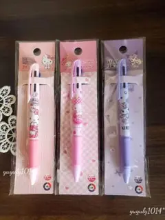 ♡新品 サンリオ マイメロディ キティクロミ ボールペン 3本set