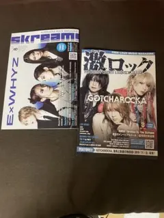 激ロックマガジン　skream 2025年8月　2冊