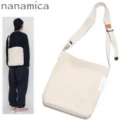 ナナミカ Utility Bag M キャンバス ショルダーバッグ ネイビー nanamica - 新品 M ナナミカ ユーティリティバッグ ツイル