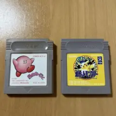 ゲームボーイソフト 星のカービィ ＆ポケットモンスター