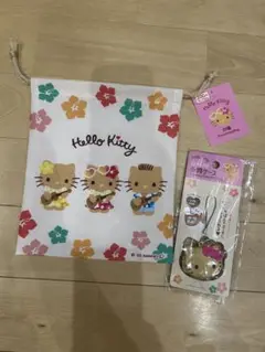 新品人気サンリオ日焼けキティ可愛いギャルハローキティ2点セットお揃いプレゼントに
