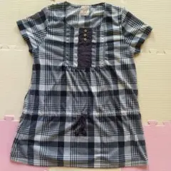 新品⭐未使用チェック柄 半袖Tシャツ Mサイズ