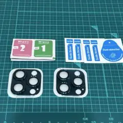 iPhone15Pro/15Pro Max カメラカバー ブルー 2個セット
