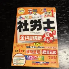 2022年度版 みんなが欲しかった! 社労士全科目横断総まとめ
