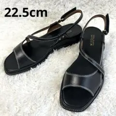 極美品【L'EQUIPE】yoshie inaba レザーサンダル 黒