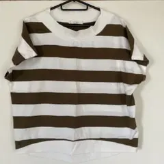 le colis 半袖ストライプTシャツ