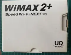 ☆未使用品☆UQ WiMAX Speed Wi-Fi NEXT W06